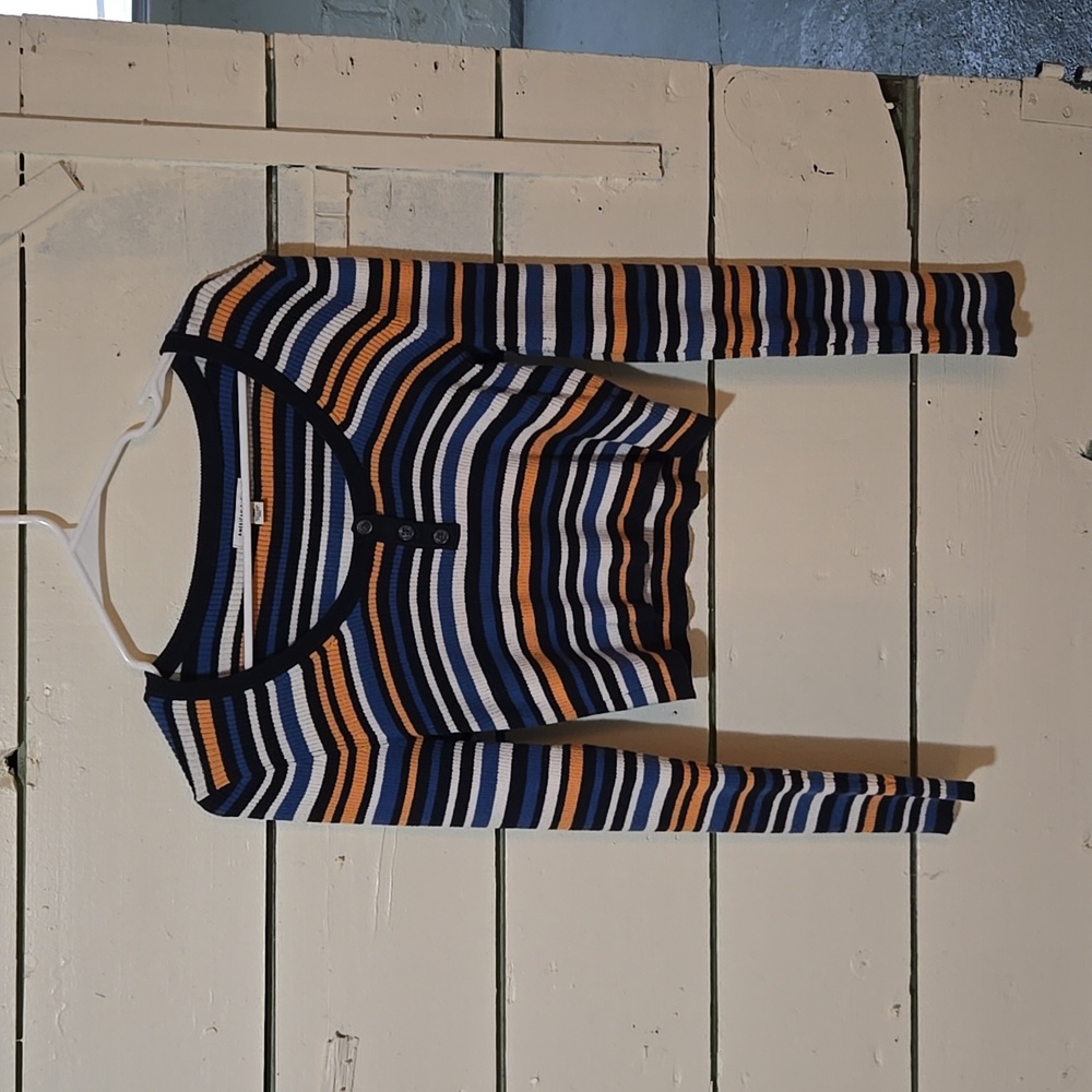American Eagle Large Striped Long Sleeve